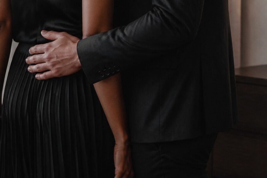 Editorial arrangement of intimate products for a couples shopping guide
